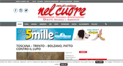 Desktop Screenshot of nelcuore.org